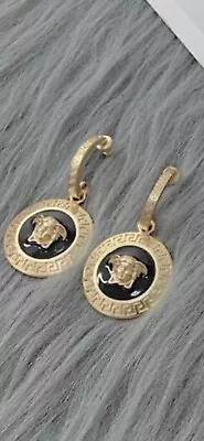 Versace Medusa Greca Earrings • $125