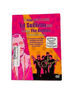 Ed Sullivan Feat. The Beatles (DVD 2003 2-Disc) + BONUS COASTERS  - SEALED • $16.99