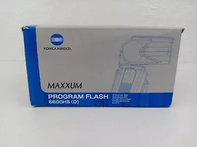 MINOLTA MAXXUM PROGRAM FLASH 5600HS (D) * IN ORIGINAL PACKAGING * Open Box • $199