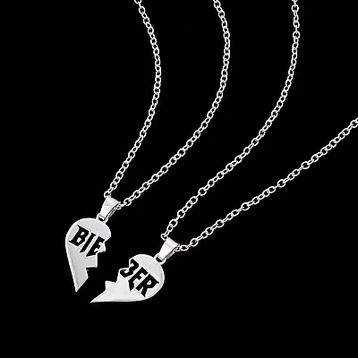 £14.99 • Buy Justin Bieber Split Heart Necklace Set