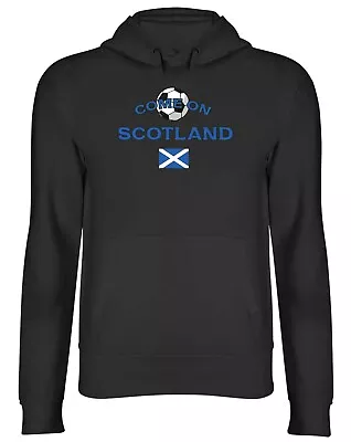 Mens Womens Hoodie Scotland Football Come On Sports Hoody Top Gift • £17.99