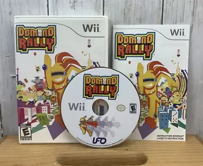 Domino Rally (Nintendo Wii 2009) Video Game And Booklet • $7.95
