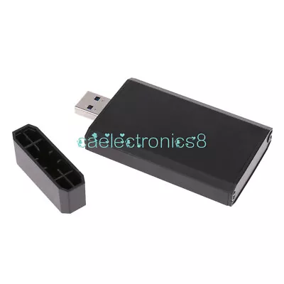 USB 3.0 To MSATA SSD Hard Disk Converter Adapter Enclosure External Case Box • $8.65