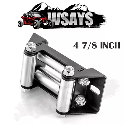 4-7/8  Winch Roller Fairlead Cable Lead Guide 3500LBS For UTV ATV Polaris Can-Am • $19.99