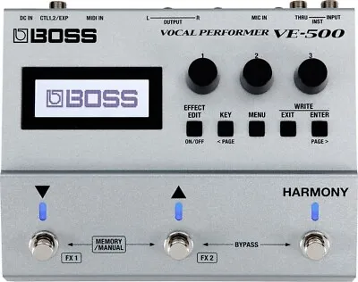 BOSS VE-500 Vocal Performer Multi Effects Guitar Input Mode Vocoder Function JP • $405.97