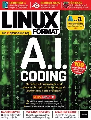 A.I. Coding- Linux Format Magazine- Issue 306 • £13.62