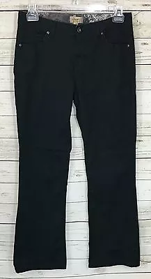 Motto Essentials Stretch Twill Bootcut Pants W/ Rhinestones Dark Green Size 8 • $22.95