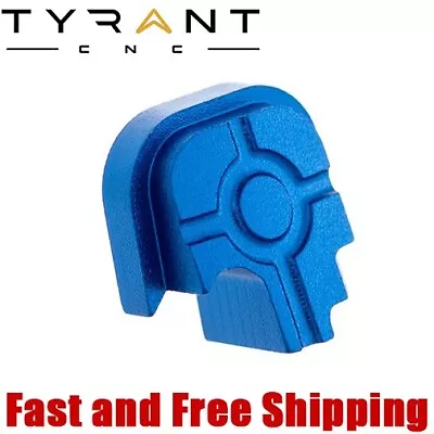 Tyrant CNC Aluminum Slide/Upper Cover Back Plate For S&W M&P Shield - Blue • $23.95