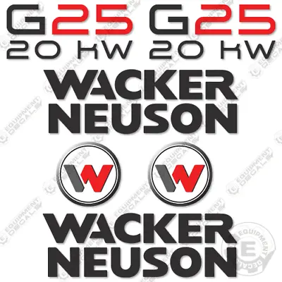 Fits Wacker Neuson G25 Decal Kit Generator Replacement Stickers - 3M VINYL! • $99.95