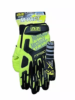 Mechanix Wear SMPX91009 360 Gloves Hi-Viz M-Pact D4 - M Fluorescent Yellow New • $29.99
