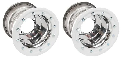 YFZ 450 YFZ 450R  Rear Wheels  Beadlock  8x8  3+5  4/115  Alba Racing  P White • $239