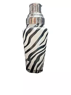 Vintage Zebra Print Cocktail Shaker 3 Pc. • $18