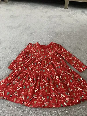 Baby Girl Toddler Matalan Red Christmas Dress - 18-23M • £5