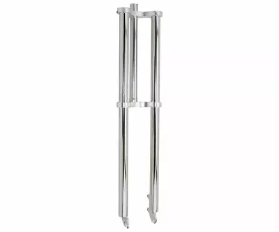 Vintage 30  Long Adjustable Steel 1-1/8 Inch Threadless Chopper Bike Fork Chrome • $114.49