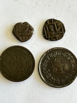 £3 • Buy Job Lot C. 4 Old Indian Copper Coins. Post Free