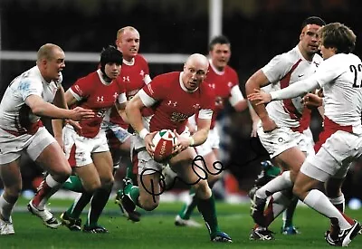 £34.99 • Buy Tom Shanklin Wales Holds With Ball During Match Signed 12x8 Photo