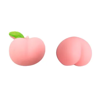 $9.48 • Buy 10Pcs Silicone Mini Peach Squishy Toy Cute Stress  Squeeze