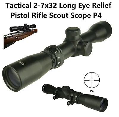 Mosin Nagant 2-7x32 Long Eye Relief Scout Scope • $56.99