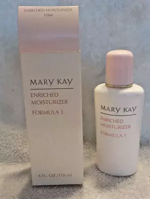 Mary Kay ENRICHED MOISTURIZER  Formula 1 Dry Skin NOS 4 Oz #1066  NOS • $31.50