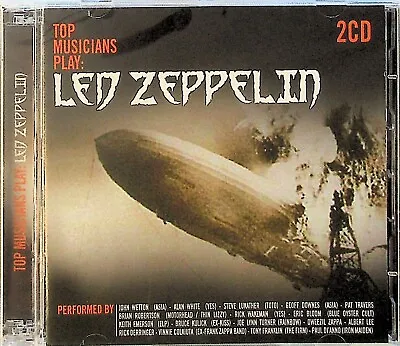 Top Musicians Play Led Zeppelin Covers 2-CD NEW Iron Maiden/Asia/Zappa/Motorhead • £4.99