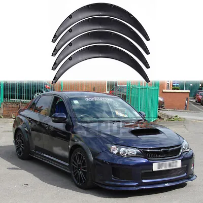 3.5  Front & Rear Fender Flares Wheel Arches Extra Wide For Subaru WRX 2013-2023 • $74.11