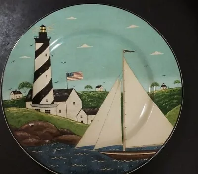 Warren Kimble Coastal Breeze 8  Salad Plate From Sakura • $20.01