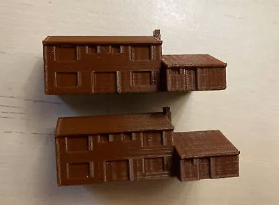 N Scale Log Cabins (2) Custom 3d Printed House Home Building • $14