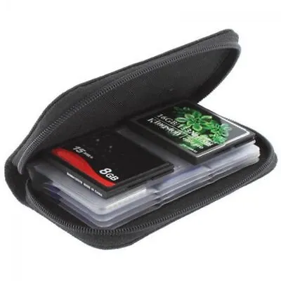 Fashion Holder Case Box Memory Card Storage Carrying Pouch For CF/SD/SDHC/MS/DS • £4.51