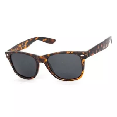 CLASSIC Polycarbonate Polarized UNISEX HORN STYLE SUNGLASSES Tortoise Frame • $8