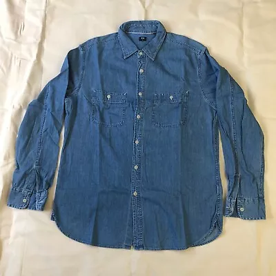 Uniqlo Chambray Shirt Blue Excellent • $24.99