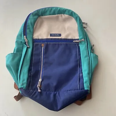 Vera Bradley Lighten Up Grand Backpack Cool Lagoon Blue - Pre Owned • $10