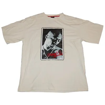 Vintage Makaveli Branded 2Pac Photo Tee  T-Shirt Size Men's XL Tupac Rap • $24.99