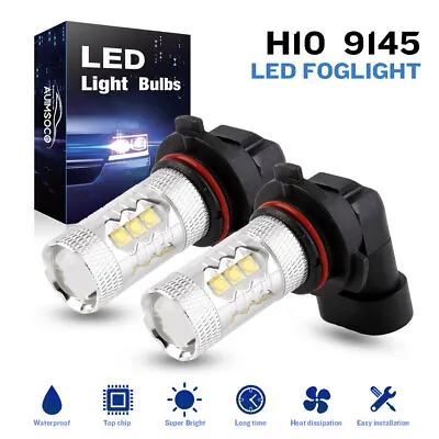 6000K LED Bulb Fog Light Lamps 9140 9145 For Jeep Grand Cherokee 2004-2010 2x • $16.99