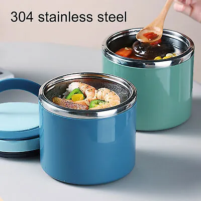 $19.90 • Buy Soup Thermos Food Jar Insulated Lunch Container Bento Box For Cold Hot Food AU