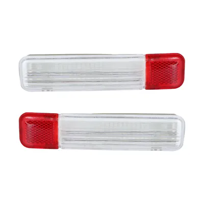 Door Reflector Lights Panel For Chevy Silverado Tahoe Suburban Sierra Front Pair • $12.38