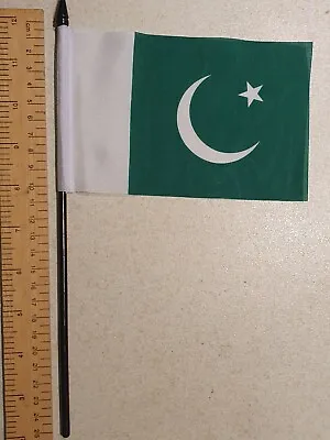 Pakistan Hand Flag 6x4  15x10cm Pakistani Muslim Islamabad Cricket Islam Asia Bn • £2.99