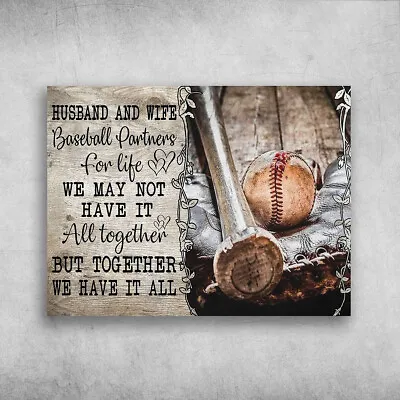 Baseball Lover - Husband And Wife Volleyball Partner For Life We May Not Ha... • $19.52
