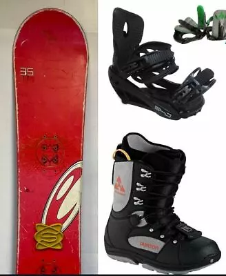 $249 • Buy Rental Snowboard Package 120-155CM +Add Boots Bindings Rossignol K2 Salomon Used