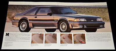 ★1988 Ford Mustang Gt 5.0 Original Dealer Advertisement Print Ad-88 Dark Grey • $11.99