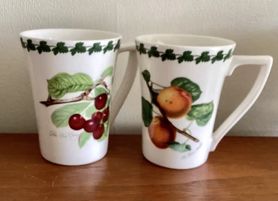 £15.99 • Buy Two PORTMEIRION Pomona 12 Oz.Mandarin Mugs *The Late Duke Cherry & Roman Apricot