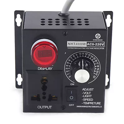 AC 110V Variable Electric Voltage Regulator Speed Motor Fan Dimmer Controller • $19