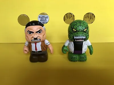 Disney 3  Vinylmation Marvel Series 2 Figures-Lizard & J Jonah Jameson Lot • $15