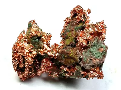 Minerals : Crystallized Copper With Some Matrix From Caledonia Mine In Michigan • $2.25