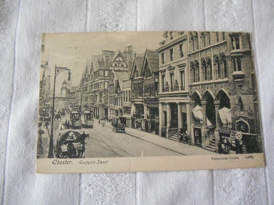 £5 • Buy 1910? Posted Postcard Chester Eastgate Street Valentines