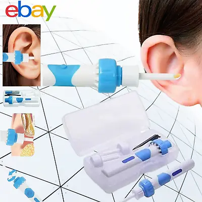 Ear Cleaner Painless Electric Vacuum Wax Remover Cleaning Removal Tool Earwax • £5.50