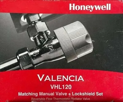 Honeywell Valencia VHL12015SP 15mm Pushfit Straight Manual Valve Lockshield Set • £14.95