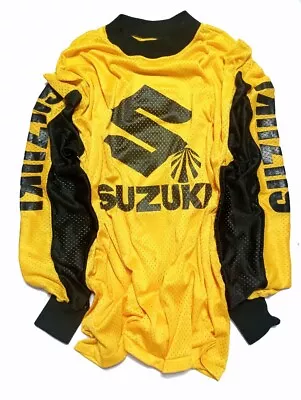 Vintage Suzuki Motocross Supercross Jersey Size XL • $109