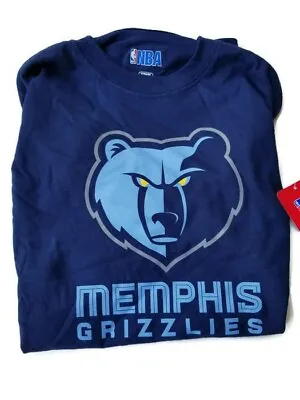 NBA Memphis Grizzlies Tee Shirt Victory Century Mens Athletic Navy S M L XL 2XL • $14.57