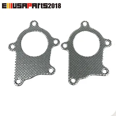 2Pcs T3 T4 5 Bolt Hole Turbo Exhaust Manifold Flange Adapter Gasket • $8.98