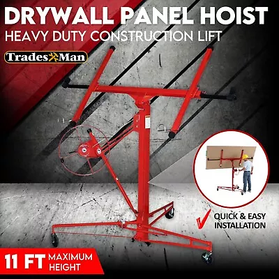 11FT 68kg Plasterboard Lifter Drywall Panel Board Lift Gyprock Sheet Hoist AU +S • $184.90